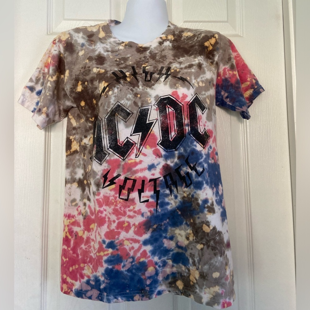 AC/DC Tie-Dye T-Shirt - Multicolor